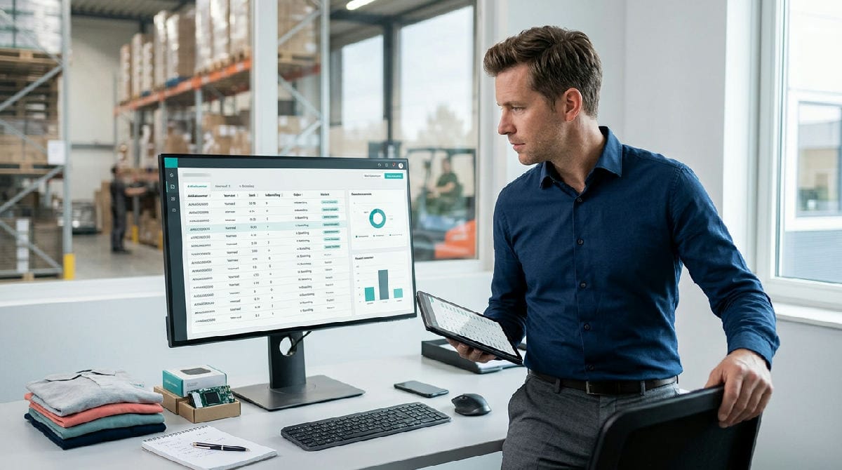 Overzicht van voorraad- en inkoopprocessen in wholesale branche software