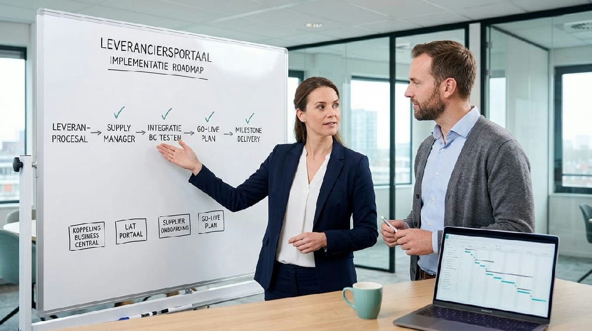 Overzicht van inkooporders en zendingen gekoppeld aan Business Central