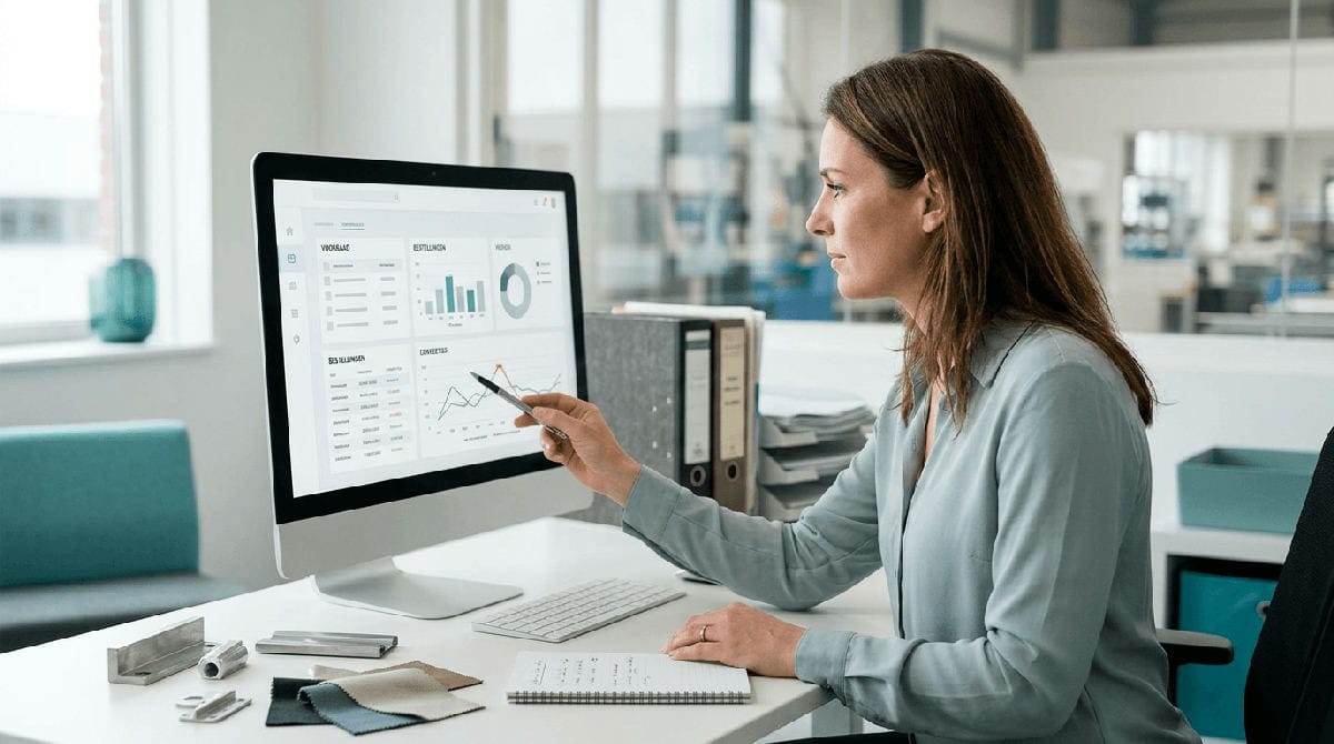 Overzicht van geïntegreerde ERP modules voor voorraad, finance en productie