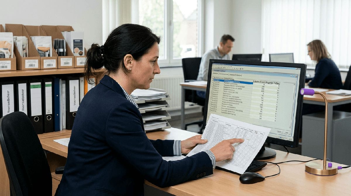 Overzicht van verkoop-, voorraad- en financiële modules binnen een ERP-systeem