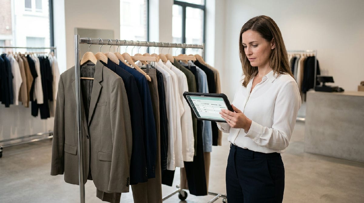 Medewerker verpakt in een filiaal een online order voor verzending vanuit de winkel