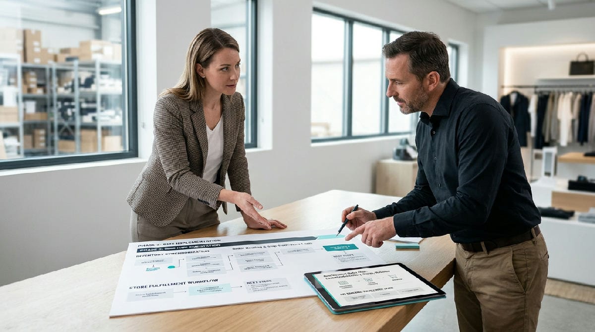 Dashboard met realtime voorraad per filiaal en marge per verkoopkanaal